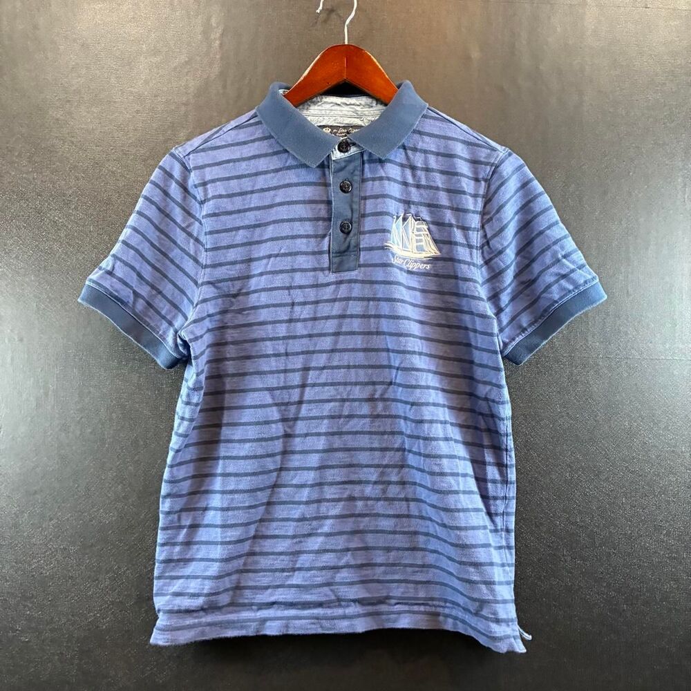 Men's Blue and Navy Polo-shirts